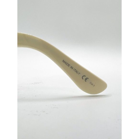 Saint Laurent YSL Logo Core 60MM Square Ivory Sunglasses - Picture 5 of 13